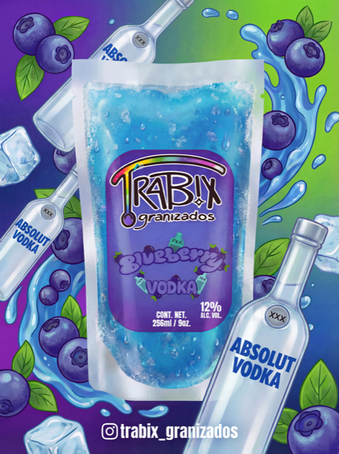 Granizado Blueberry Vodka